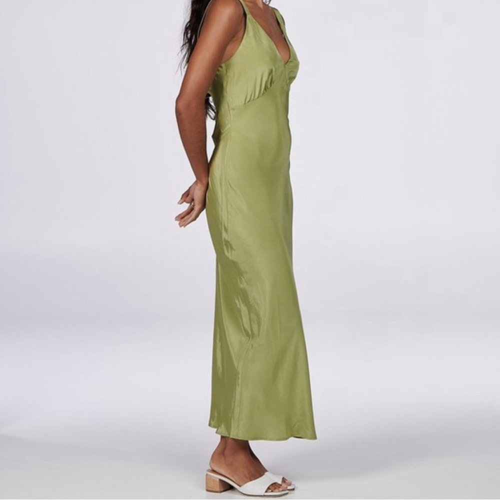 Charlie Holiday Tay Dress - Sage Green Size6